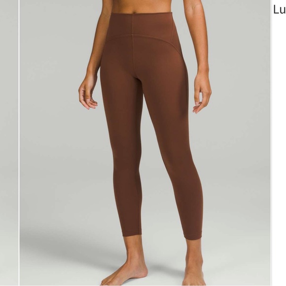 lululemon athletica Pants - Lululemon Instill High-Rise Tight 25" Roasted Brown NWT